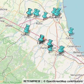 Mappa Via Gino Vendemini, 47121 Forlì FC, Italia (15.86053)