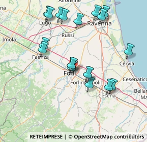 Mappa Via Gino Vendemini, 47121 Forlì FC, Italia (15.86053)