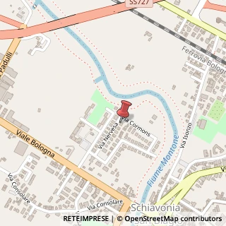 Mappa Via Nervesa, 24, 47122 Forlì, Forlì-Cesena (Emilia Romagna)