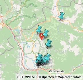 Mappa 02018 Poggio Bustone RI, Italia (8.59)