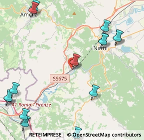 Mappa Via dello Stabilimento, 05035 Narni TR, Italia (6.23933)