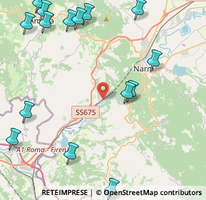 Mappa Via dello Stabilimento, 05035 Narni TR, Italia (6.415)