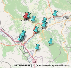 Mappa Via dello Stabilimento, 05035 Narni TR, Italia (6.77211)