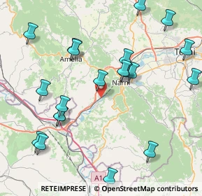 Mappa Via dello Stabilimento, 05035 Narni TR, Italia (9.894)