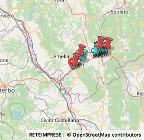 Mappa Via dello Stabilimento, 05035 Narni TR, Italia (10.53909)