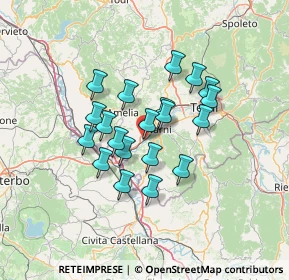 Mappa Via dello Stabilimento, 05035 Narni TR, Italia (10.964)