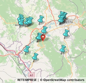 Mappa Località Testaccio Nuovo, 05035 Narni TR, Italia (8.1015)