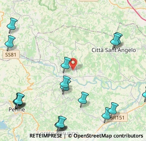 Mappa Strada Marina Inferiore, 65010 Elice PE, Italia (6.25947)