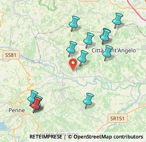 Mappa Strada Marina Inferiore, 65010 Elice PE, Italia (4.49538)