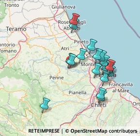 Mappa Strada Marina Inferiore, 65010 Elice PE, Italia (14.33222)