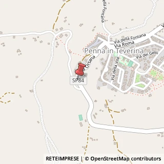 Mappa Via Ortana, 32, 05028 Penna In Teverina TR, Italia, 05022 Amelia, Terni (Umbria)
