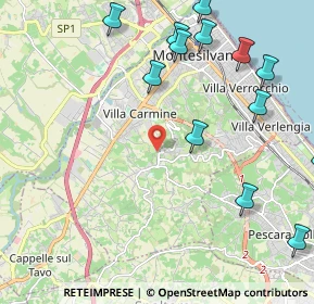 Mappa 65015 Montesilvano Colle PE, Italia (2.83154)