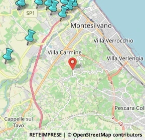 Mappa 65015 Montesilvano Colle PE, Italia (3.67846)