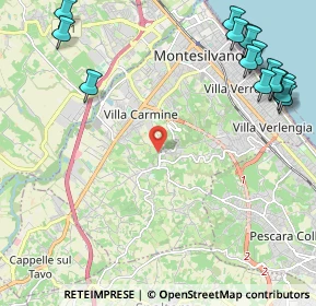 Mappa 65015 Montesilvano Colle PE, Italia (3.21875)