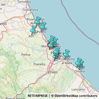 Mappa 65015 Montesilvano Colle PE, Italia (11.9725)