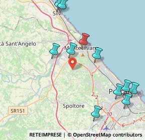 Mappa 65015 Montesilvano Colle PE, Italia (5.20417)