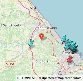 Mappa 65015 Montesilvano Colle PE, Italia (5.69833)