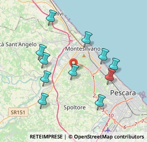 Mappa 65015 Montesilvano Colle PE, Italia (3.92)