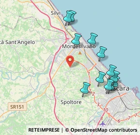 Mappa 65015 Montesilvano Colle PE, Italia (4.39667)