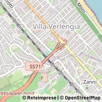 Mapa Montesilvano