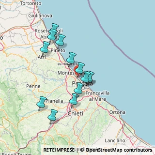 Mappa Largo Santa Filomena, 65123 Pescara PE, Italia (13.33846)