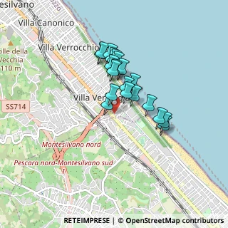 Mappa Largo Santa Filomena, 65123 Pescara PE, Italia (0.6765)