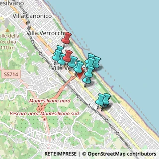 Mappa Largo Santa Filomena, 65123 Pescara PE, Italia (0.6065)