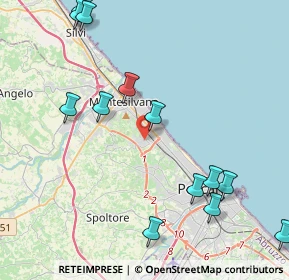 Mappa Via Monviso, 65015 Montesilvano PE, Italia (5.30154)