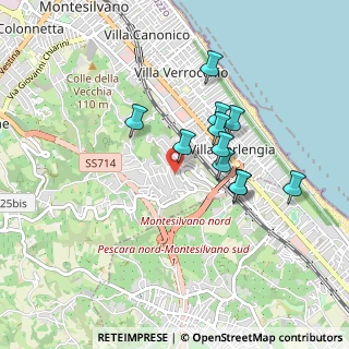 Mappa Via Monviso, 65015 Montesilvano PE, Italia (0.78)