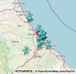 Mappa Via Monviso, 65015 Montesilvano PE, Italia (8.61692)