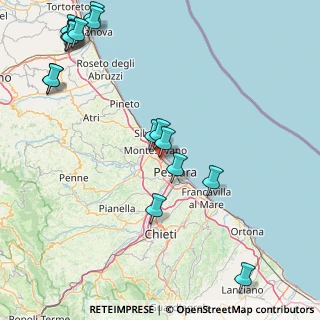 Mappa Via Monviso, 65015 Montesilvano PE, Italia (22.48313)