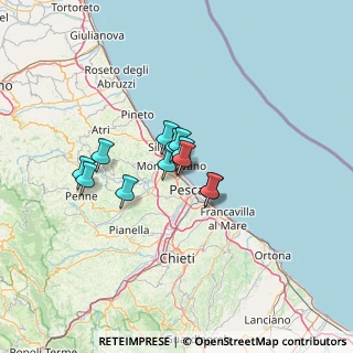 Mappa Via Monviso, 65015 Montesilvano PE, Italia (8.5375)