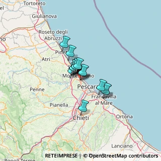 Mappa Via Monviso, 65015 Montesilvano PE, Italia (7.23533)