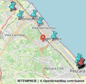 Mappa Via Monviso, 65015 Montesilvano PE, Italia (3.717)