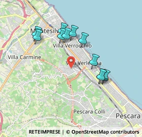 Mappa Via Monviso, 65015 Montesilvano PE, Italia (1.8)