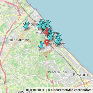 Mappa Via Monviso, 65015 Montesilvano PE, Italia (1.25474)