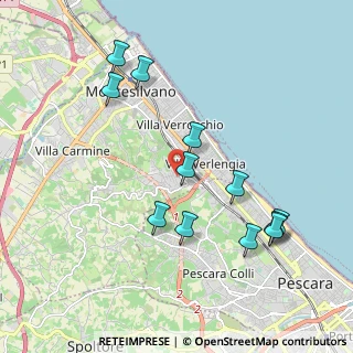 Mappa Via Monviso, 65015 Montesilvano PE, Italia (2.13)