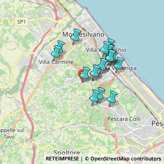Mappa Via Poggio Imperiale, 65015 Montesilvano PE, Italia (1.521)