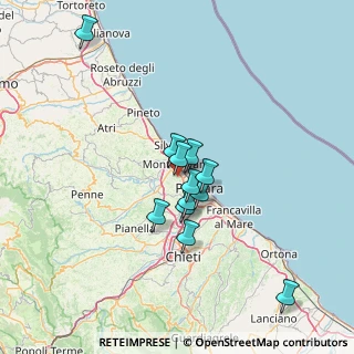 Mappa Via Poggio Imperiale, 65015 Montesilvano PE, Italia (11.62167)