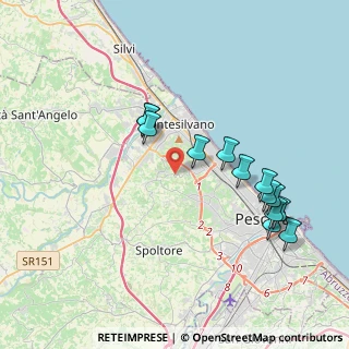 Mappa Via Poggio Imperiale, 65015 Montesilvano PE, Italia (4.10308)