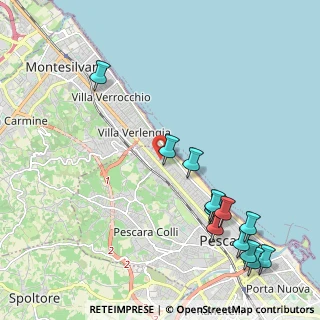 Mappa Via Acquacorrente, 65123 Pescara PE, Italia (2.71462)