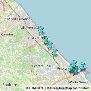 Mappa Via Acquacorrente, 65123 Pescara PE, Italia (2.8975)