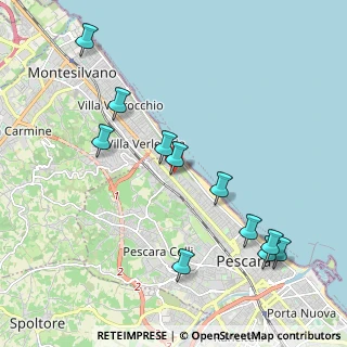 Mappa Via Acquacorrente, 65123 Pescara PE, Italia (2.34545)
