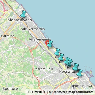Mappa Via Acquacorrente, 65123 Pescara PE, Italia (2.6225)