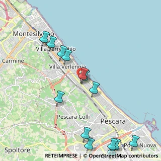 Mappa Via Acquacorrente, 65123 Pescara PE, Italia (2.7)