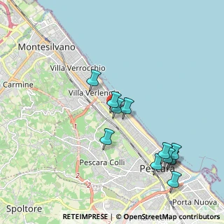 Mappa Via Acquacorrente, 65123 Pescara PE, Italia (2.20917)