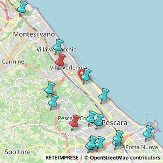 Mappa Via Acquacorrente, 65123 Pescara PE, Italia (3.00375)