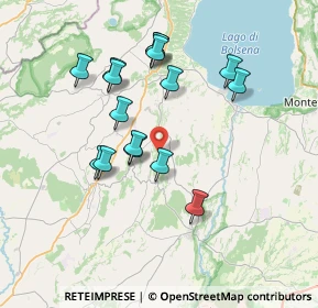 Mappa SP 113 Arlenese, 01010 Arlena di Castro VT (7.10375)