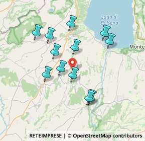 Mappa SP 113 Arlenese, 01010 Piansano VT, Italia (7.1)