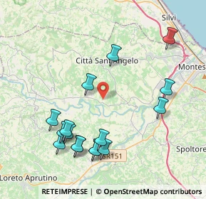 Mappa Via Piano di Sacco, 65013 Città Sant'Angelo PE, Italia (4.62563)